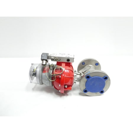 PNEUMATIC STAINLESS FLANGED QG2VP02NDM 2IN CONTROL VALVE